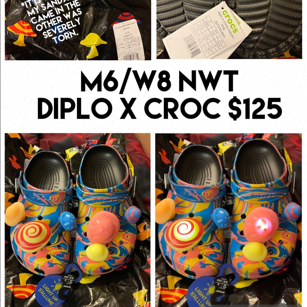 Crocs Duet Diplo Classic Clog (SIZE: M6/W8)